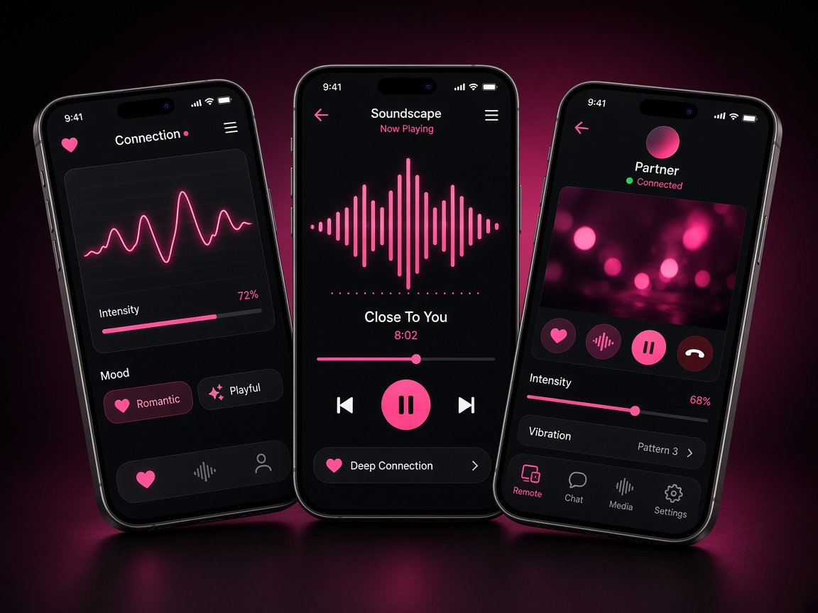 App 三机 UI:波形、音乐、视频联控